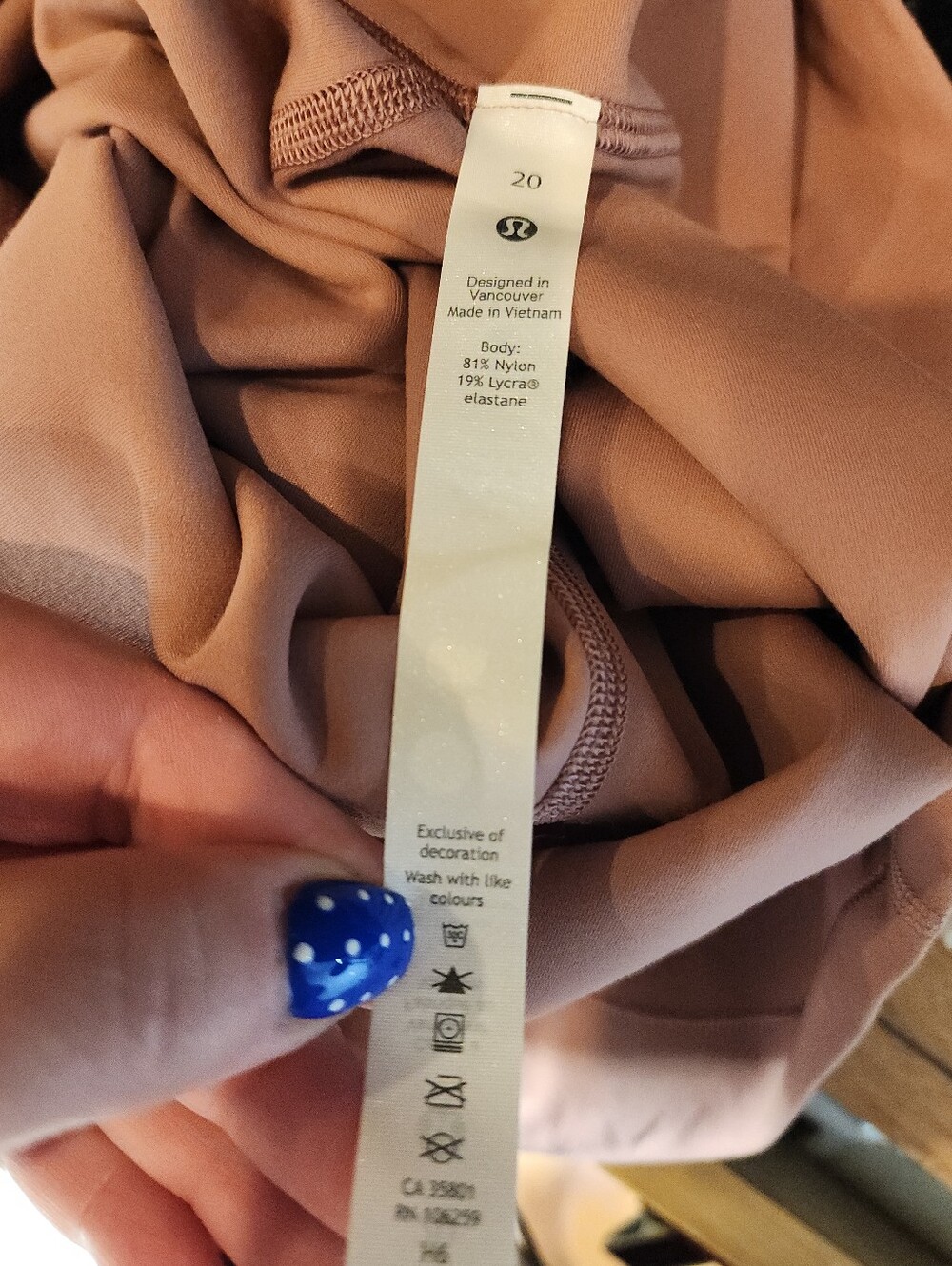 Lululemon Align High-Rise Crop 21" Pink Women's Plus Size 20 - Picture 2 of 12